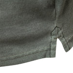 Cotton Half-Button Polo Shirt for Men