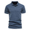 Cotton Half-Button Polo Shirt for Men