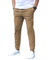 Straight Leg Stretch Cotton Trousers for Men