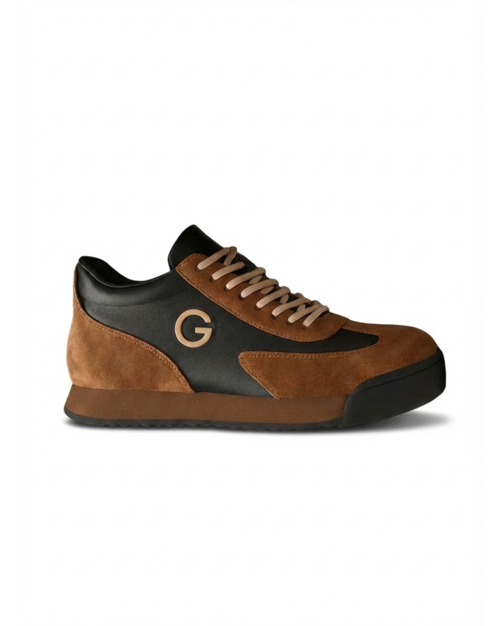Suede Lace-Up Trainer Shoes for Men