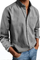 Denim Button-Down Shirt with Chest Pocket for Men