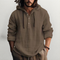 Linen Hooded Shirt with Button-Down Placket for Men