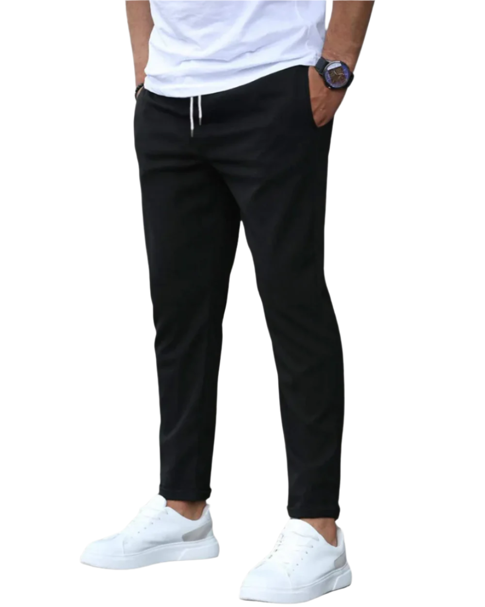Straight Leg Jogging Trousers for Men