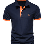 Short Sleeve Collared Polo Shirt for Men