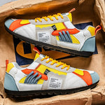 Lace-Up Colour-Block Trainers for Men