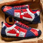 Lace-Up Colour-Block Trainers for Men