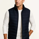 Sleeveless Quilted Puffer Vest for Men