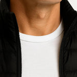 Sleeveless Quilted Puffer Vest for Men