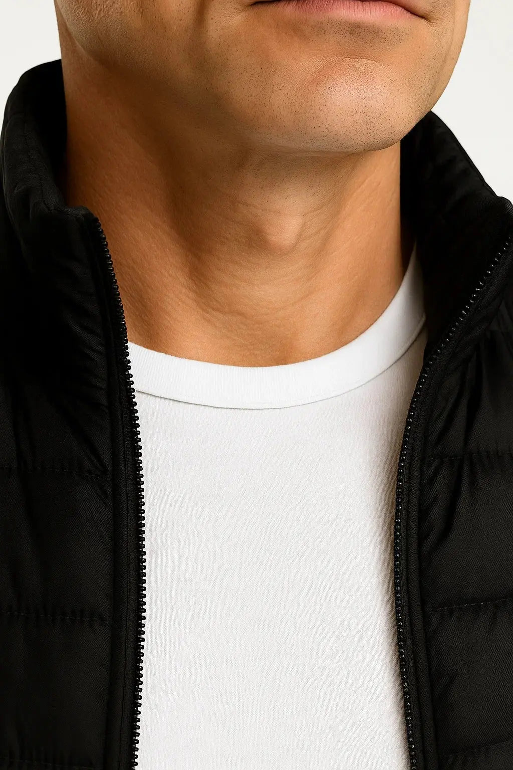 Sleeveless Quilted Puffer Vest for Men