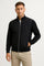 Quilted Hybrid Jacket with Knitted Sleeves for Men