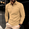 Long Sleeve Collared Polo Shirt for Men