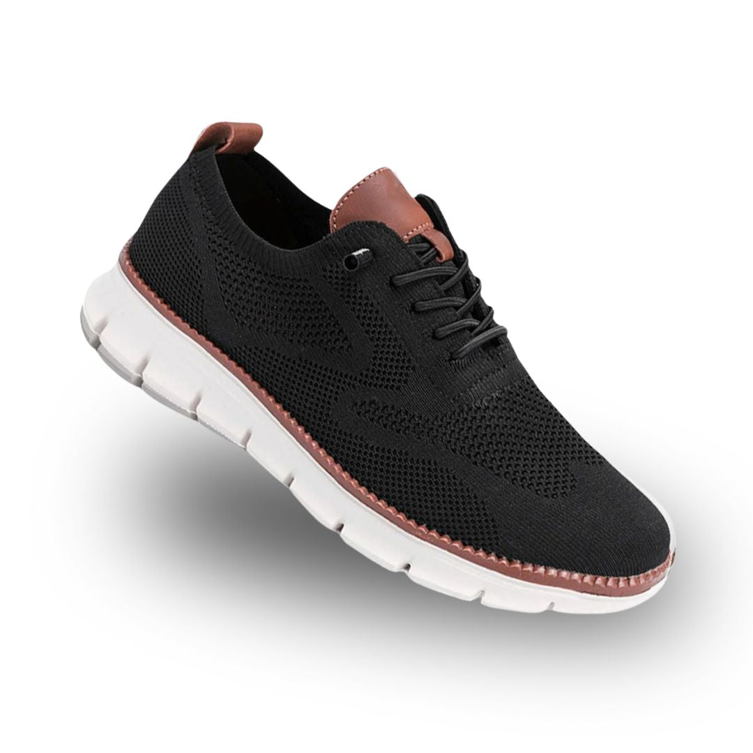 Lace-Up Knit Trainers for Men