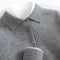 Button-Down Knit Polo Shirt for Men