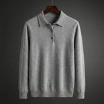 Button-Down Knit Polo Shirt for Men - View 7