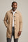 Button-Down Overcoat for Men