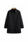 Button-Down Overcoat for Men - Zwart