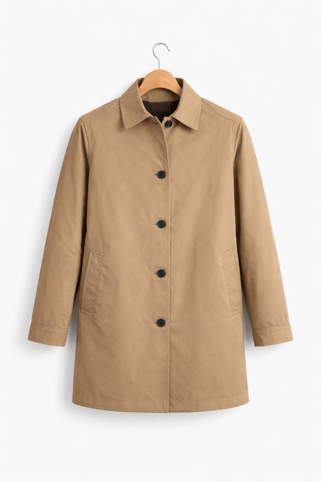Button-Down Overcoat for Men - View 2