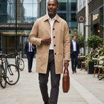 Button-Down Overcoat for Men - View 3