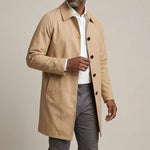 Button-Down Overcoat for Men - View 7