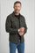 Button-Down Overshirt with Chest Pockets for Men - Army Green