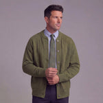 Button-Up Knit Cardigan for Men