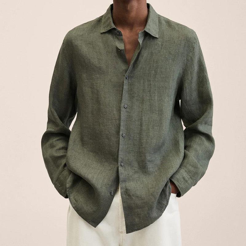 Oversized Linen Shirt for Men
