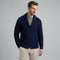 Cable Knit Cardigan with Shawl Collar for Men