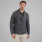 Cable Knit Cardigan with Shawl Collar for Men - Grey