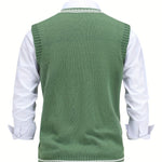 Cable Knit V-Neck Sweater Vest for Women - View 10