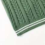 Cable Knit V-Neck Sweater Vest for Women - View 14