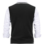 Cable Knit V-Neck Sweater Vest for Women - View 18