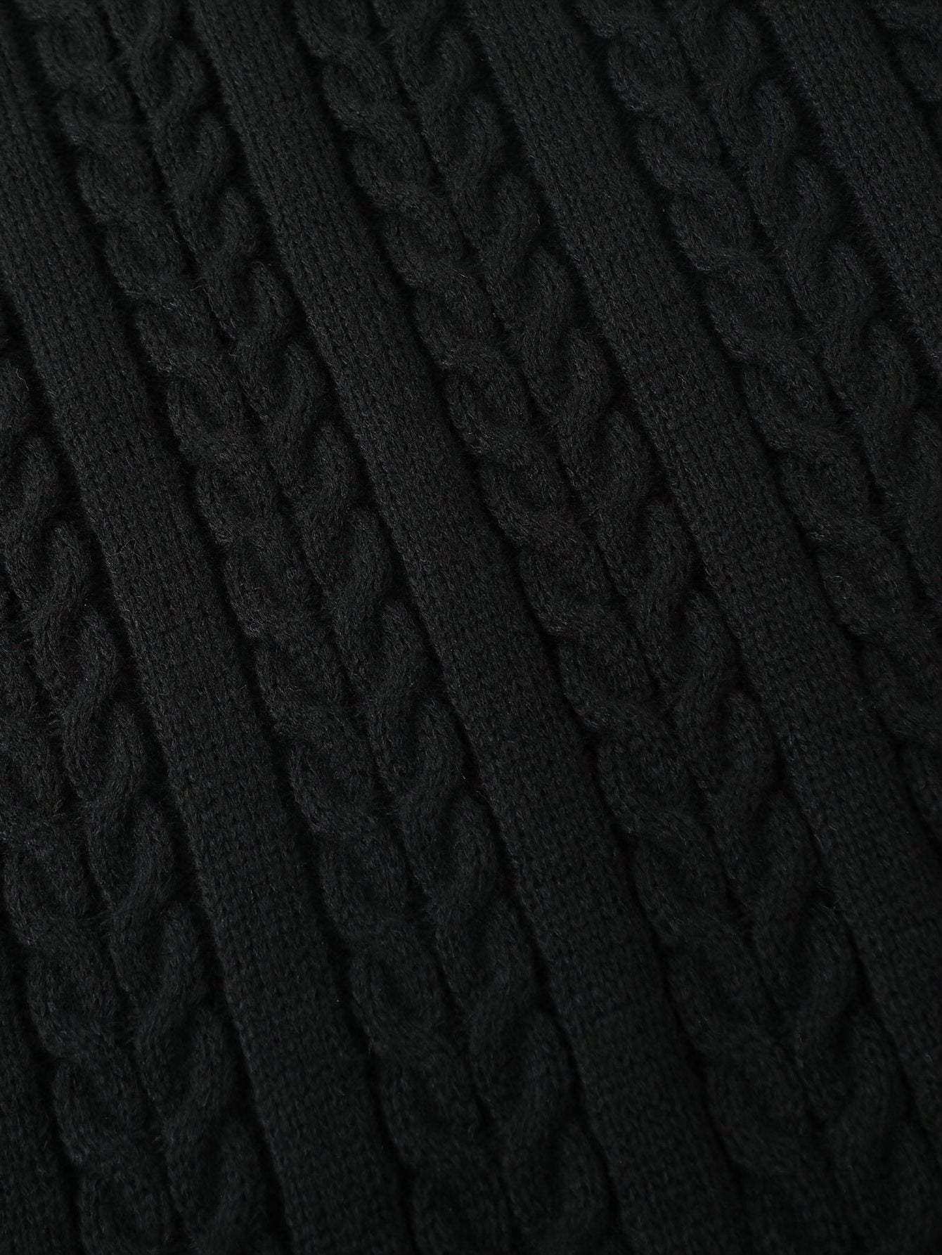 Cable Knit V-Neck Sweater Vest for Women - View 21