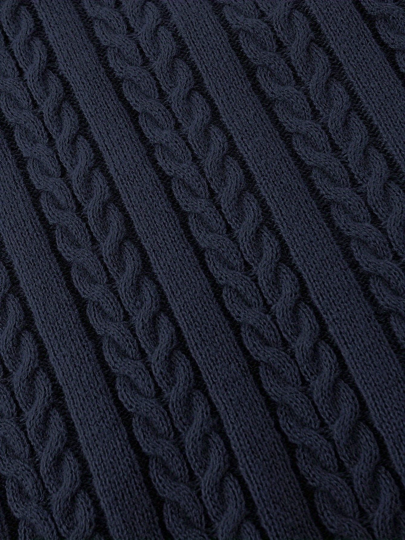 Cable Knit V-Neck Sweater Vest for Women - View 37