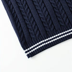 Cable Knit V-Neck Sweater Vest for Women - View 38
