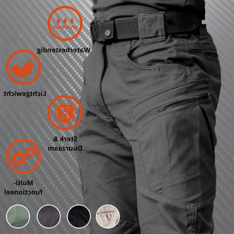 Cargo Trousers with Welt Pockets for Men - View 2