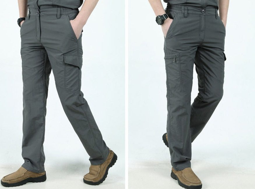 Cargo Trousers with Welt Pockets for Men - View 6