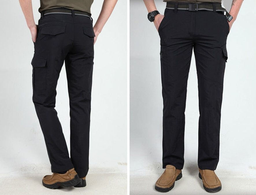 Cargo Trousers with Welt Pockets for Men - View 8
