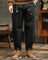 Straight Leg Cargo Trousers with Pocket Panels for Men