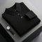 Cashmere Polo Neck Jumper for Men - Schwarz