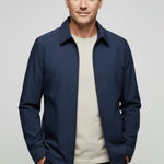 Checkered Harrington Jacket for Men