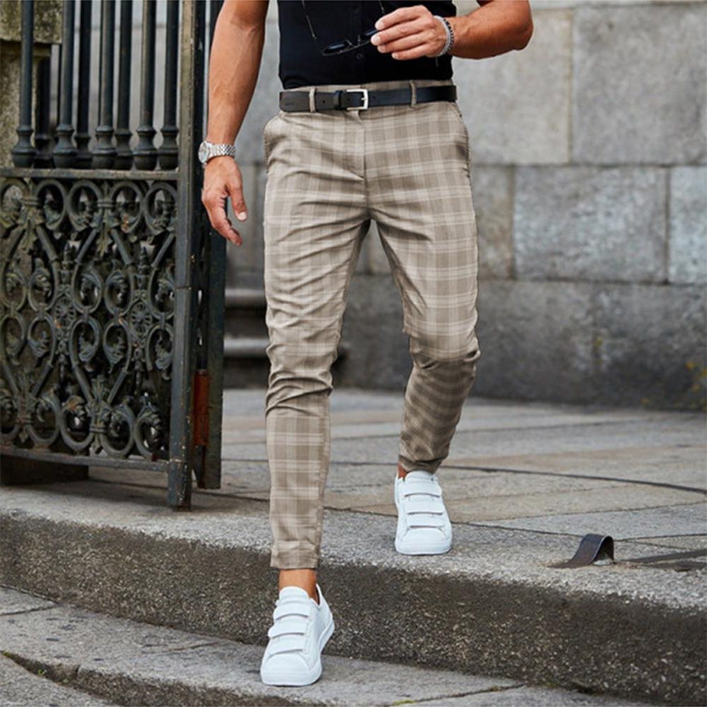 Chino Straight Leg Trousers for Men