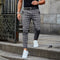 Chino Straight Leg Trousers for Men - Grey