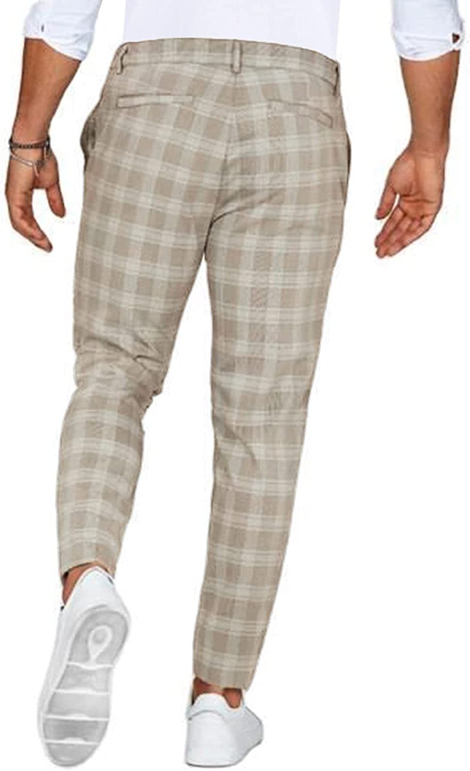 Chino Straight Leg Trousers for Men - View 2