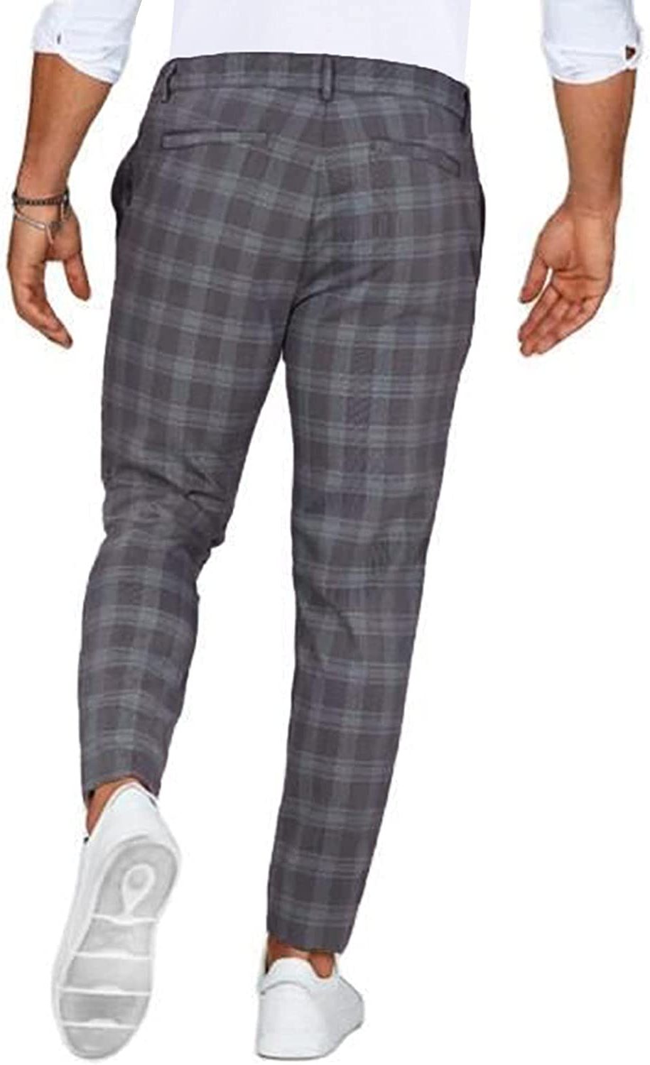 Chino Straight Leg Trousers for Men - View 4