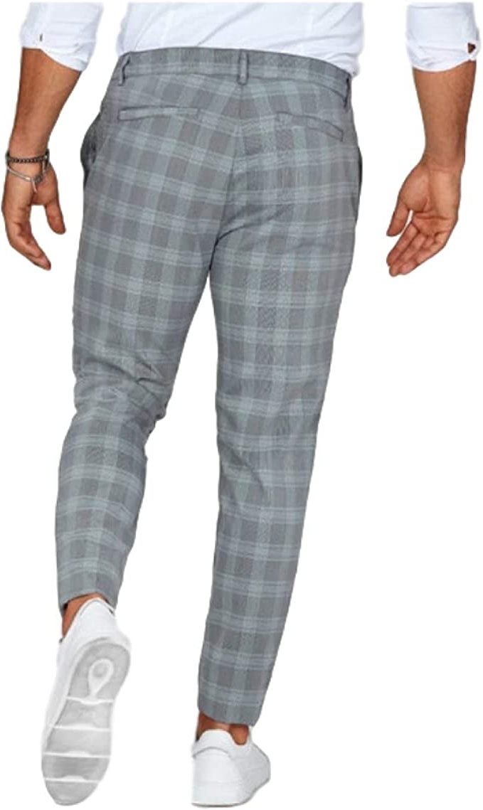 Chino Straight Leg Trousers for Men - View 6