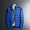 Compact Puffer Jacket for Men - Blauw
