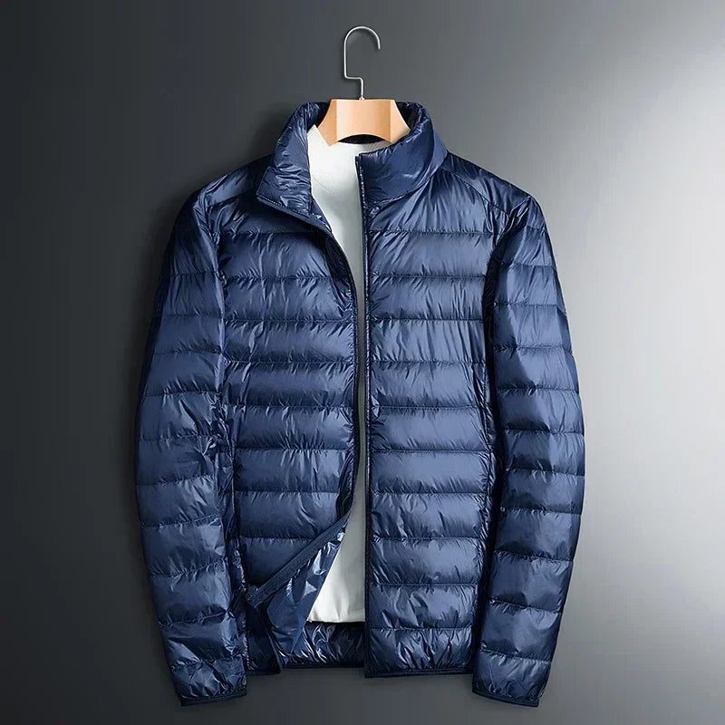 Compact Puffer Jacket for Men - Marineblauw