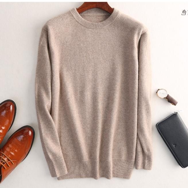 Crew Neck Cashmere Jumper for Men - View 11