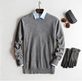 Grey - Crew neck