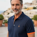 Short Sleeve Collared Polo Shirt for Men